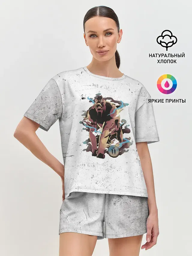 Женская пижама с шортами