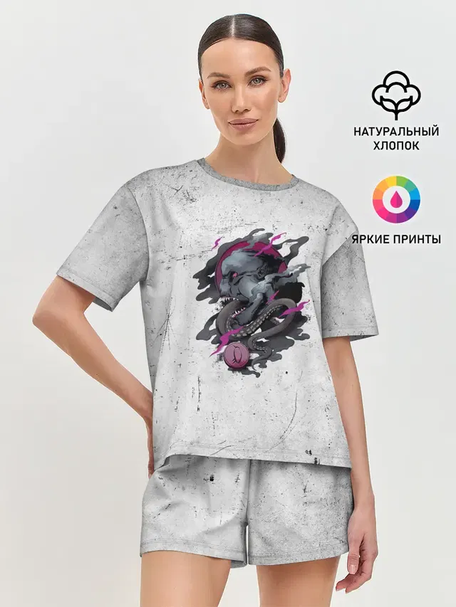Женская пижама с шортами