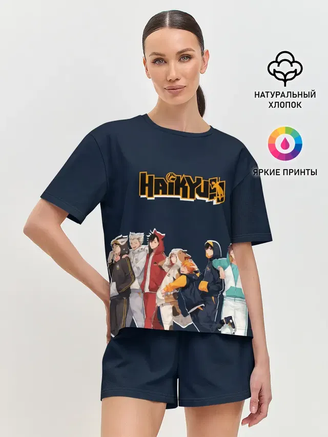 Женская пижама с шортами
