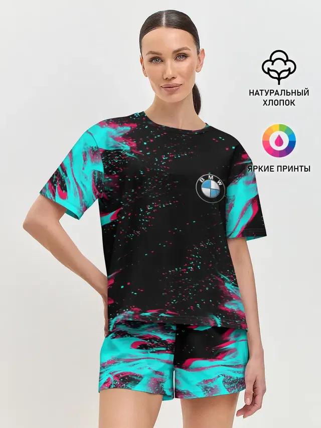 Женская пижама с шортами