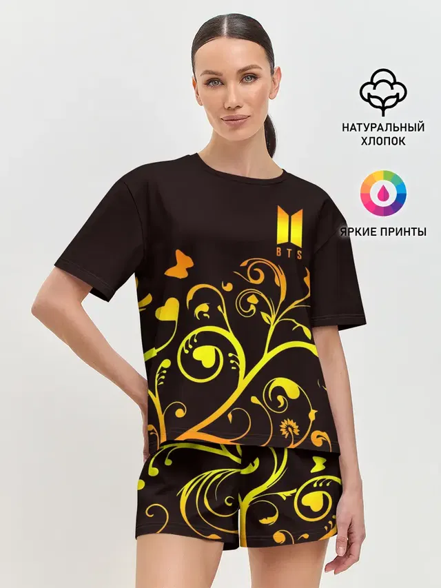 Женская пижама с шортами