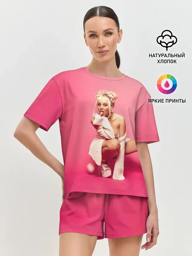 Женская пижама с шортами