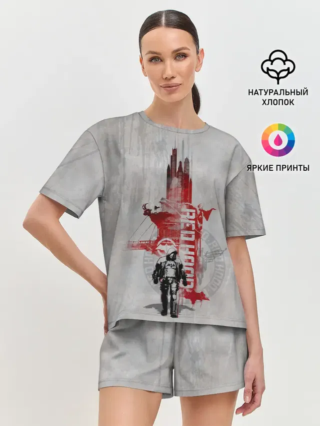 Женская пижама с шортами