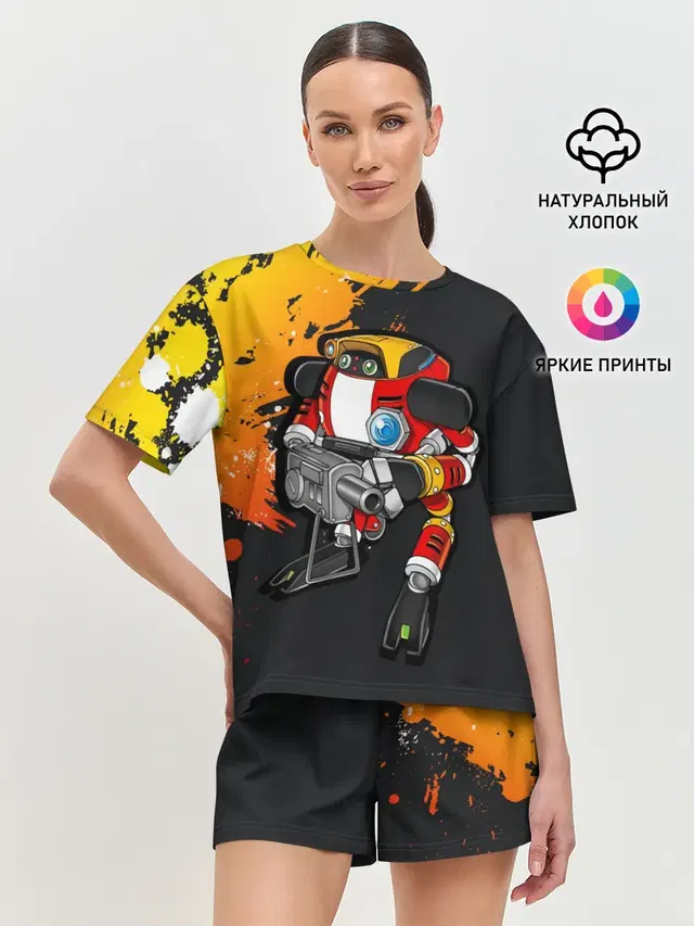 Женская пижама с шортами