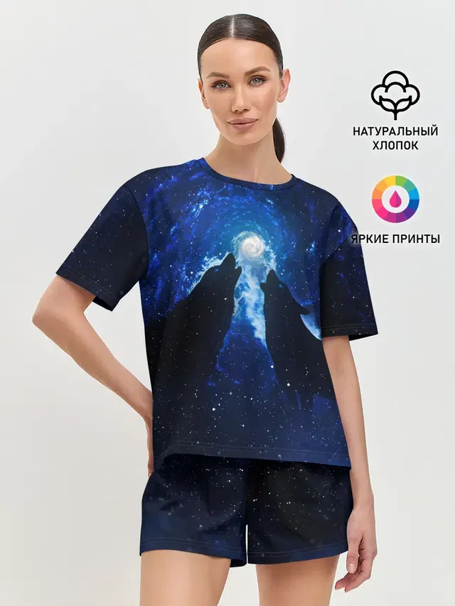 Женская пижама с шортами