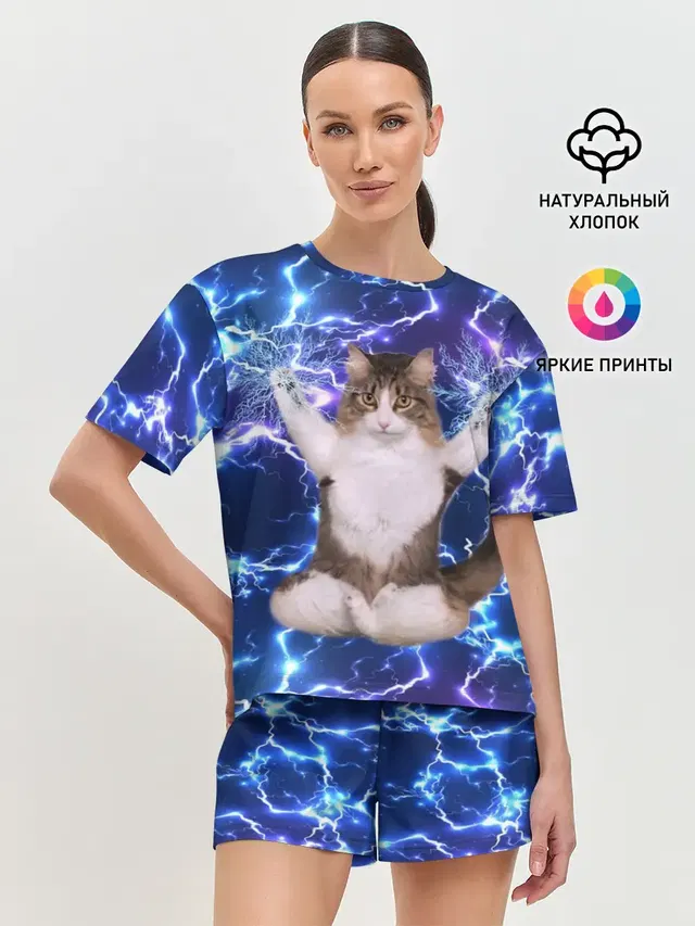 Женская пижама с шортами