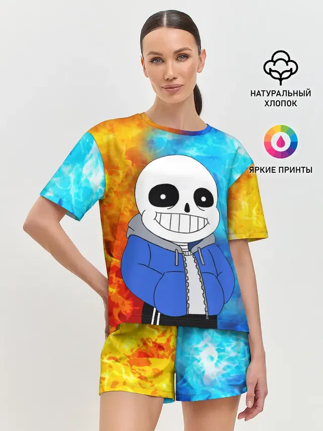 Женская пижама с шортами