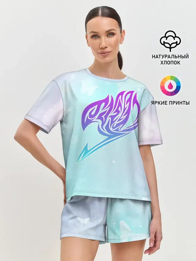 Женская пижама с шортами