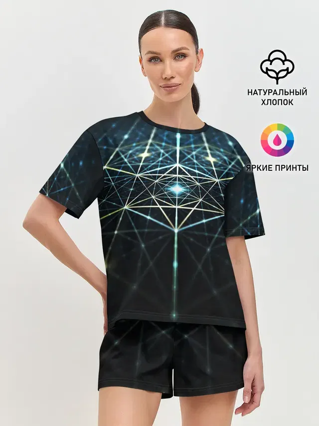 Женская пижама с шортами