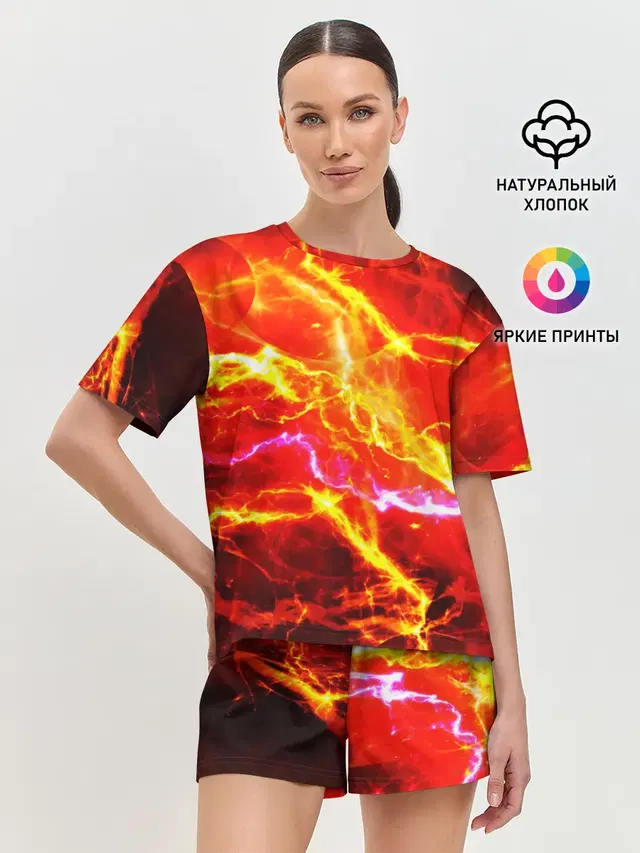 Женская пижама с шортами