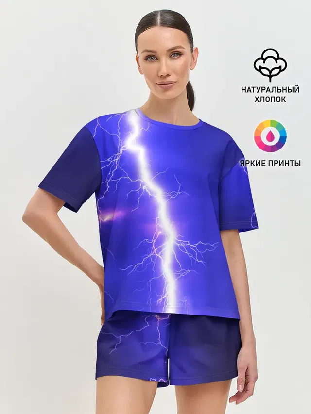 Женская пижама с шортами