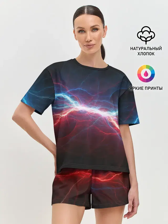 Женская пижама с шортами
