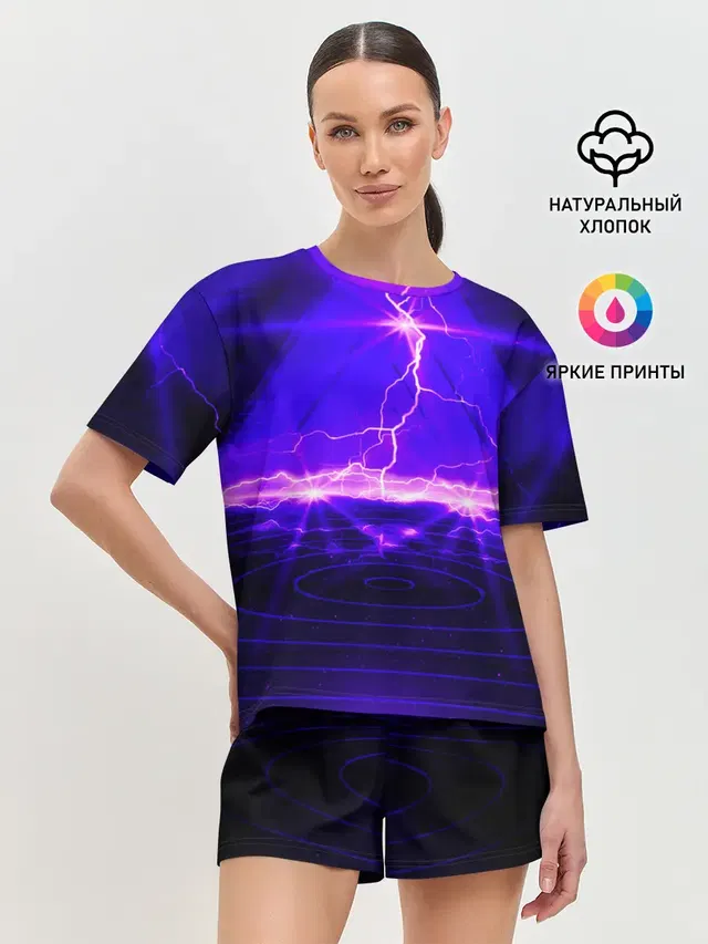 Женская пижама с шортами