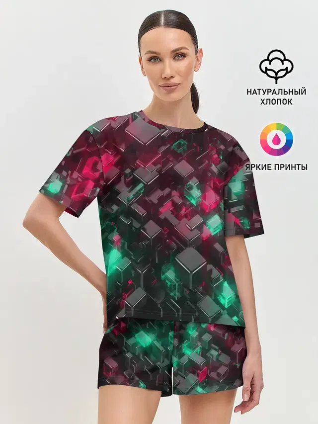 Женская пижама с шортами