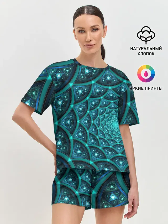 Женская пижама с шортами