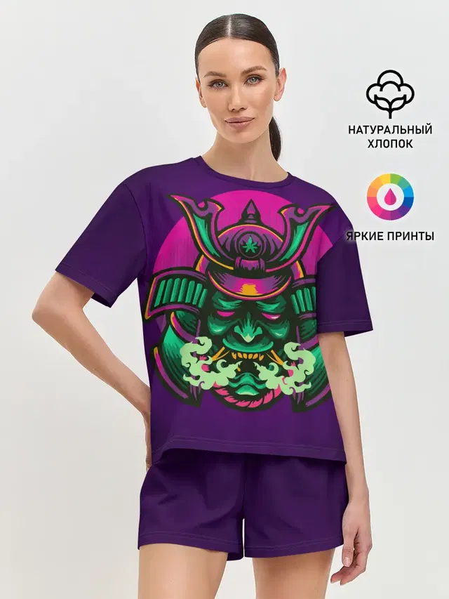Женская пижама с шортами