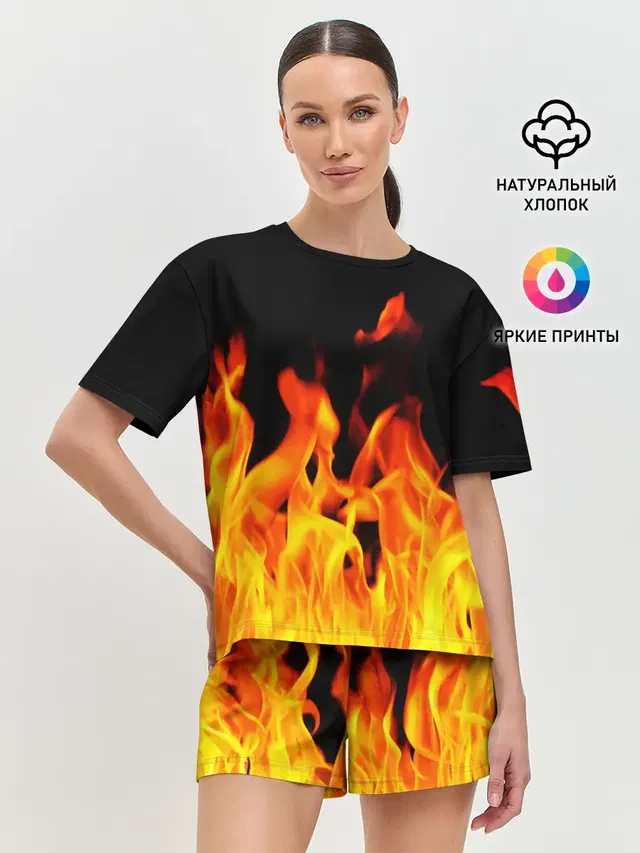 Женская пижама с шортами