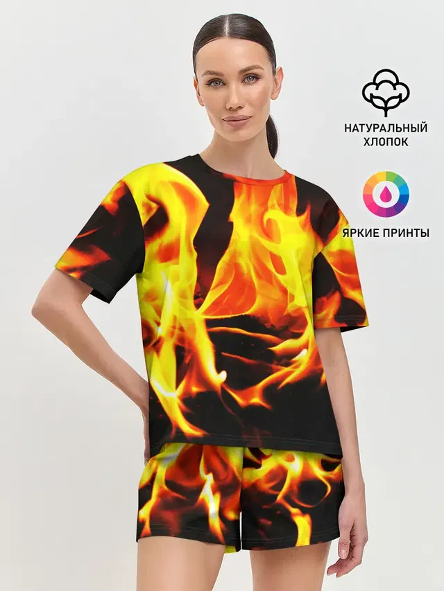 Женская пижама с шортами