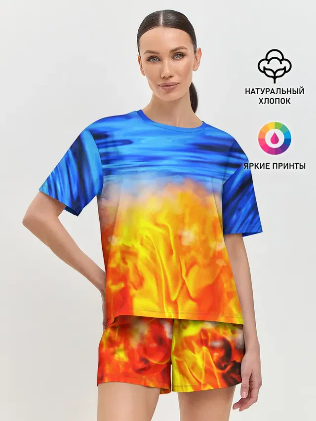 Женская пижама с шортами