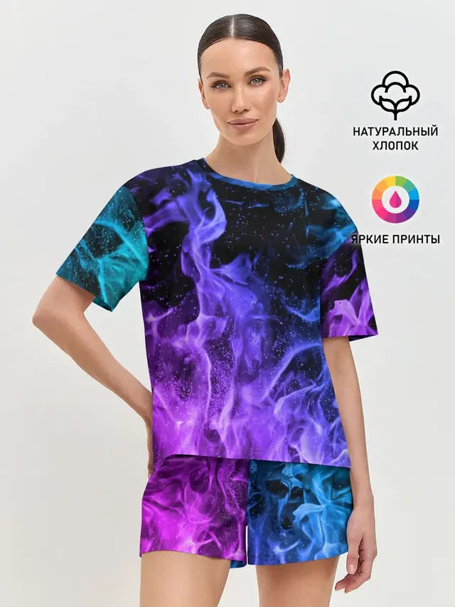 Женская пижама с шортами