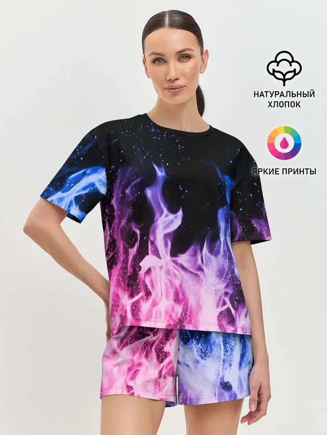 Женская пижама с шортами