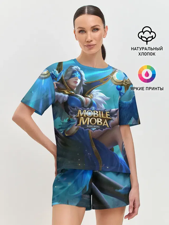 Женская пижама с шортами