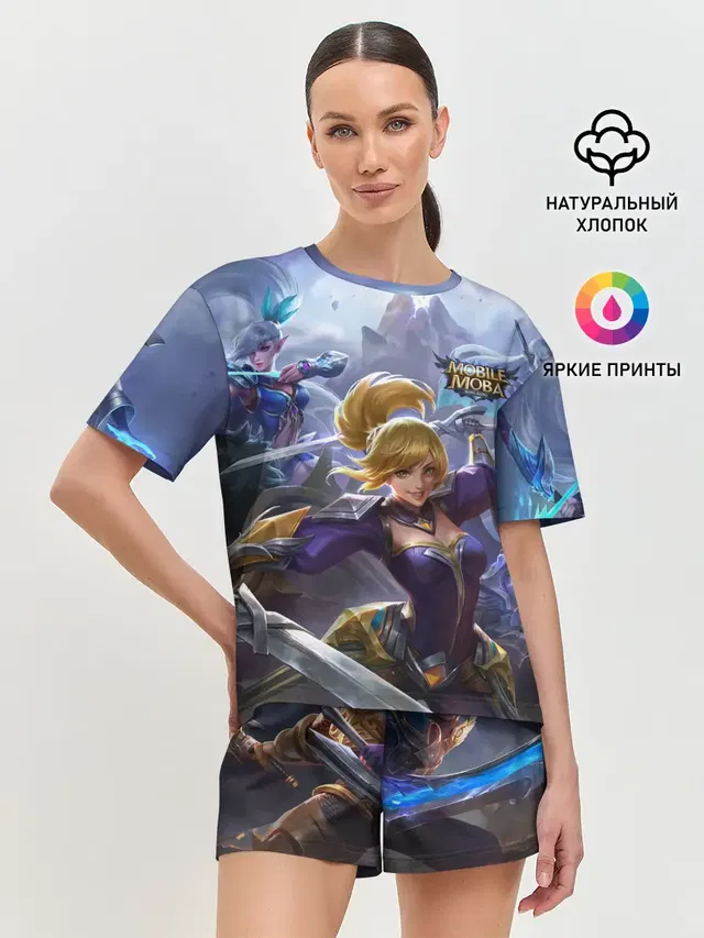 Женская пижама с шортами