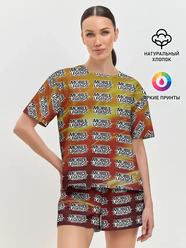 Женская пижама с шортами