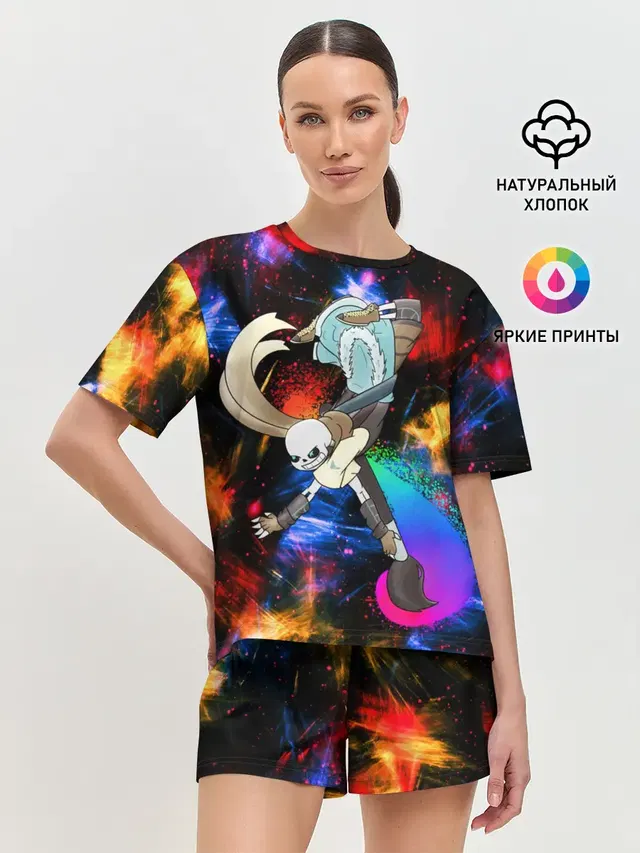 Женская пижама с шортами
