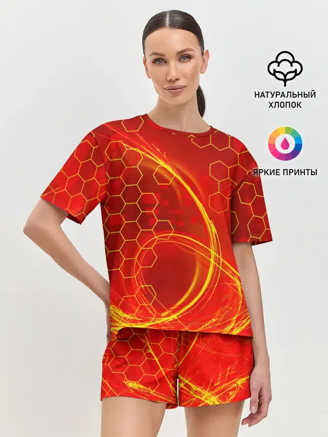 Женская пижама с шортами
