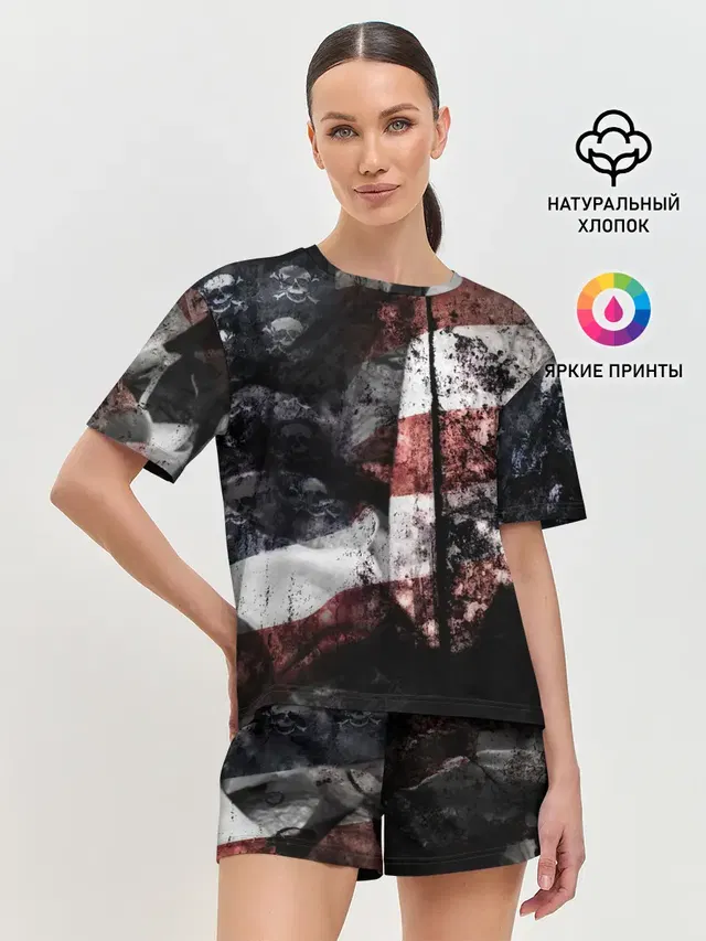 Женская пижама с шортами