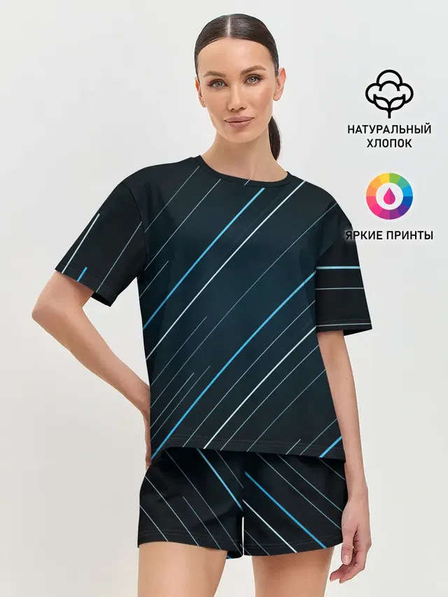 Женская пижама с шортами