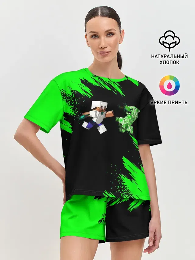 Женская пижама с шортами