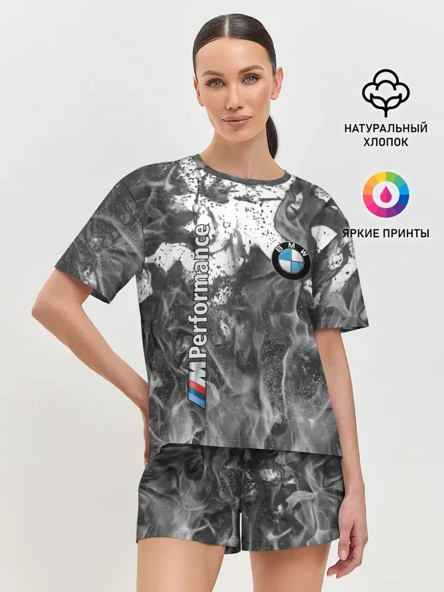 Женская пижама с шортами
