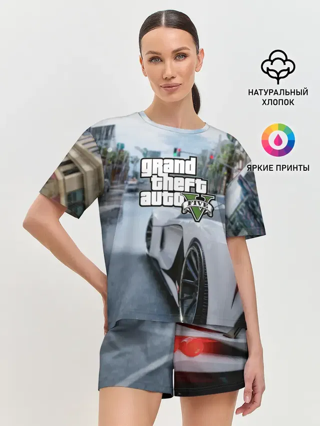 Женская пижама с шортами