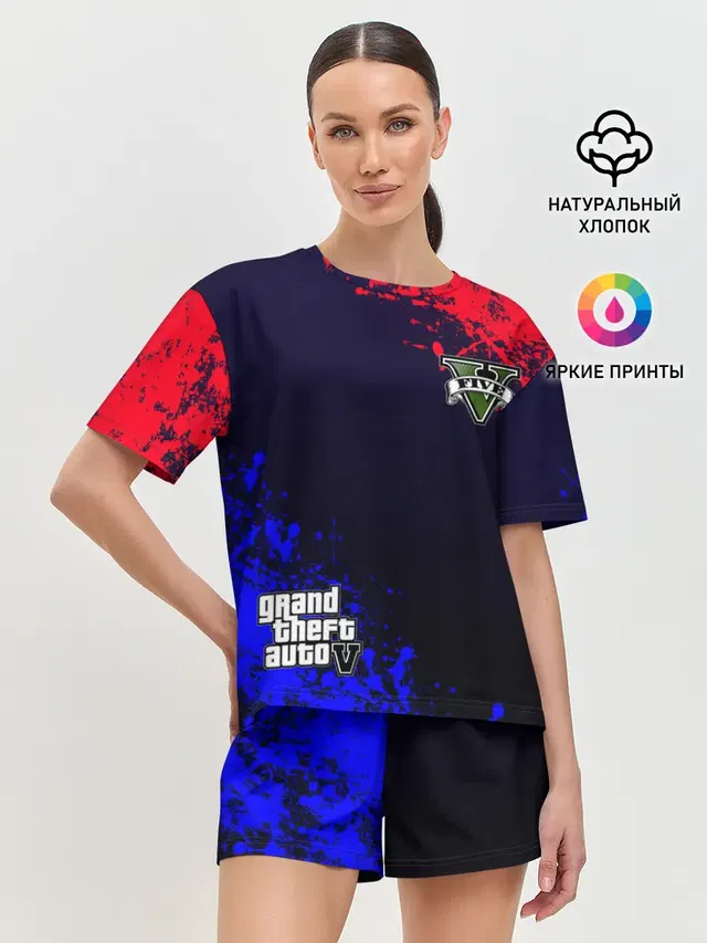 Женская пижама с шортами
