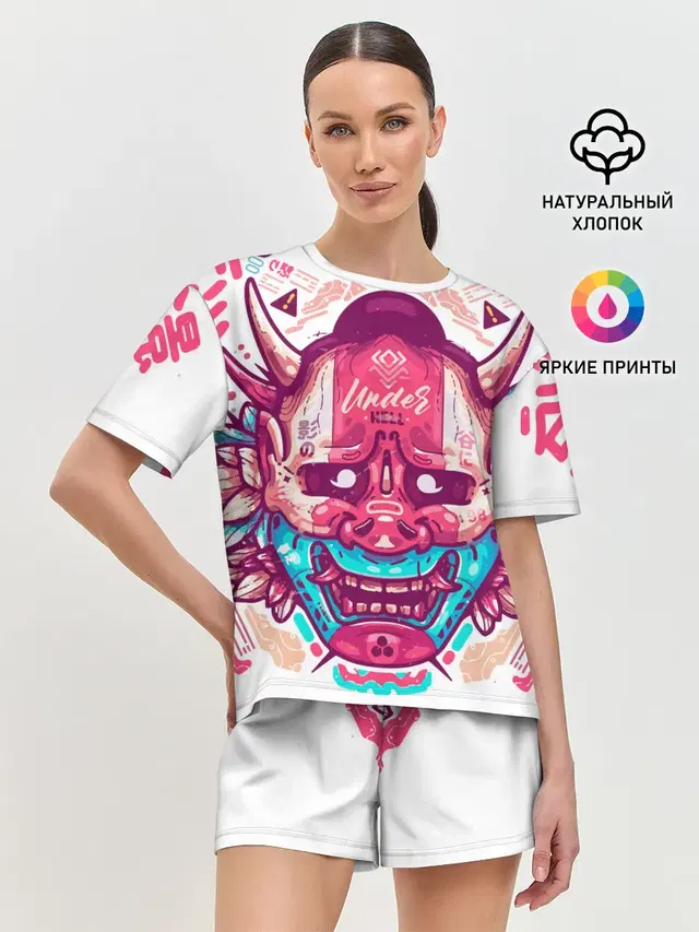 Женская пижама с шортами