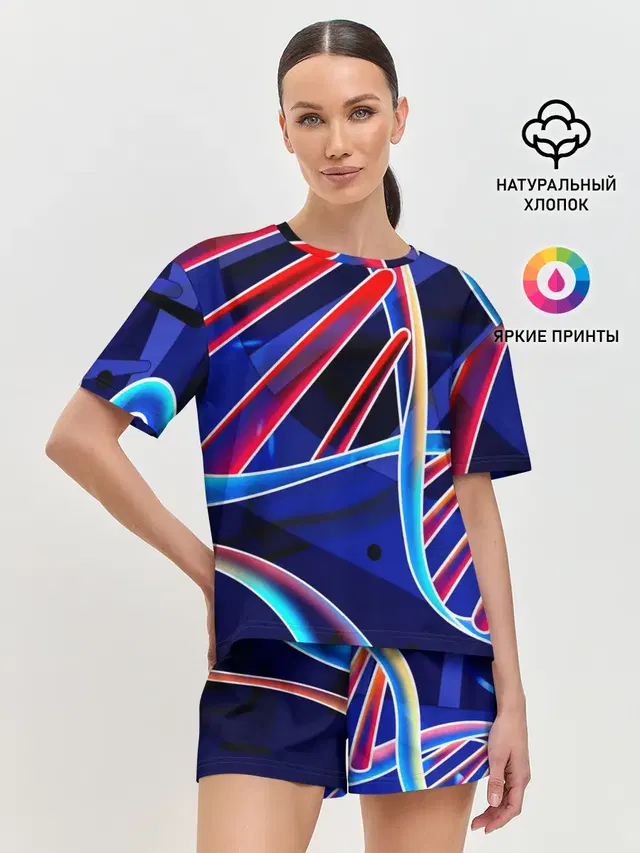 Женская пижама с шортами