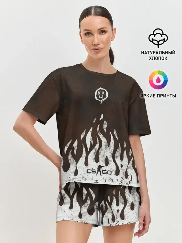 Женская пижама с шортами