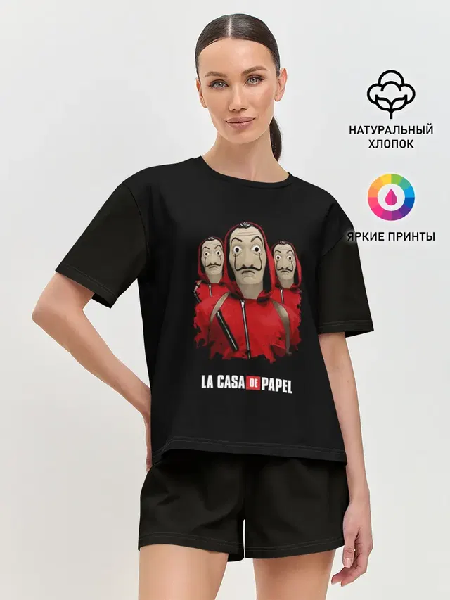 Женская пижама с шортами