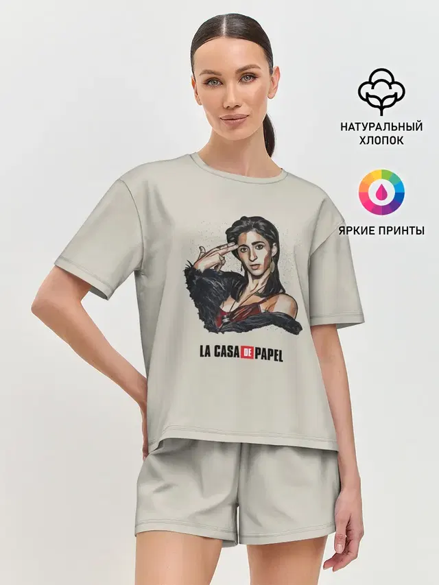 Женская пижама с шортами