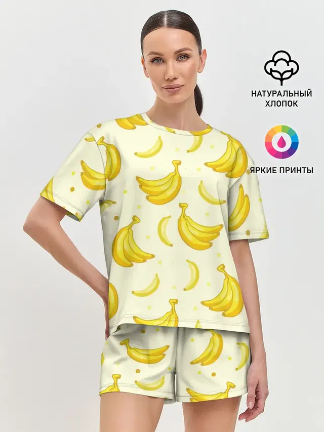 Женская пижама с шортами