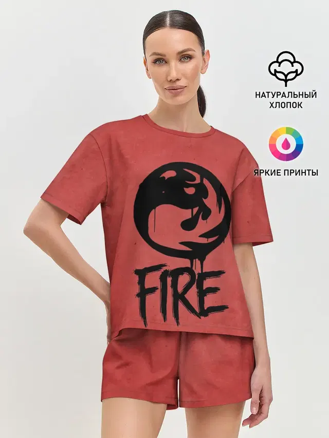 Женская пижама с шортами