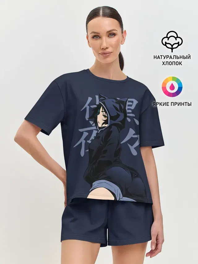 Женская пижама с шортами