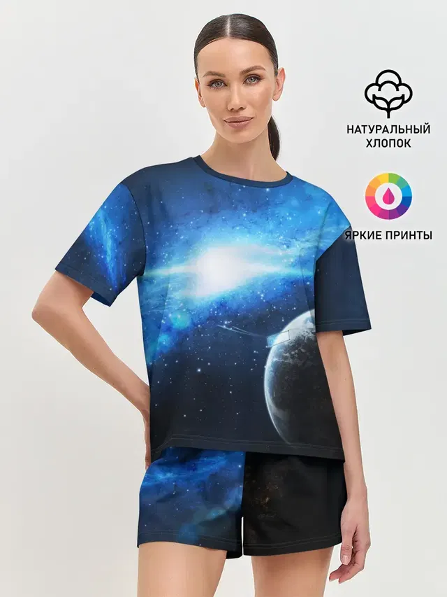 Женская пижама с шортами