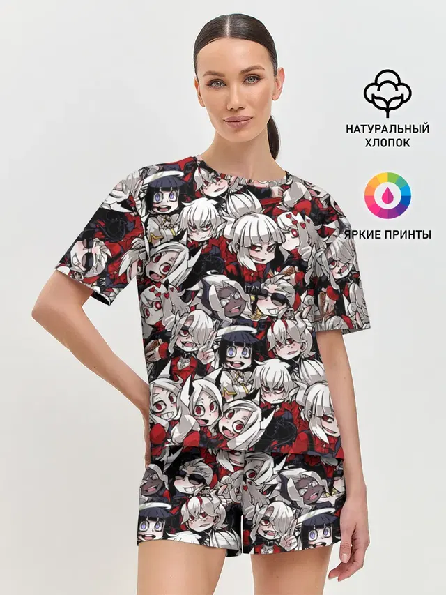 Женская пижама с шортами