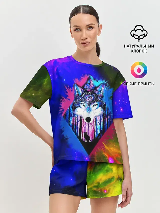 Женская пижама с шортами