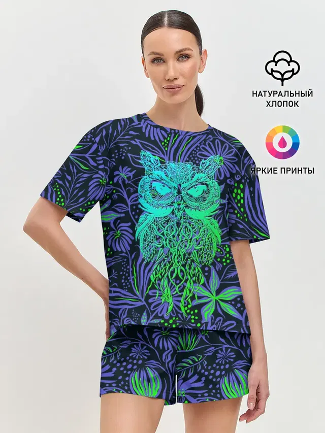 Женская пижама с шортами