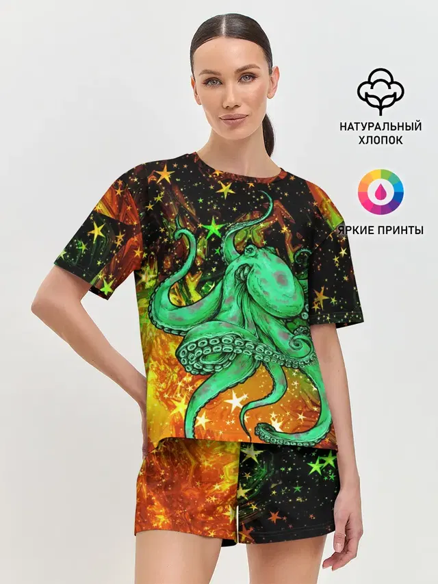 Женская пижама с шортами
