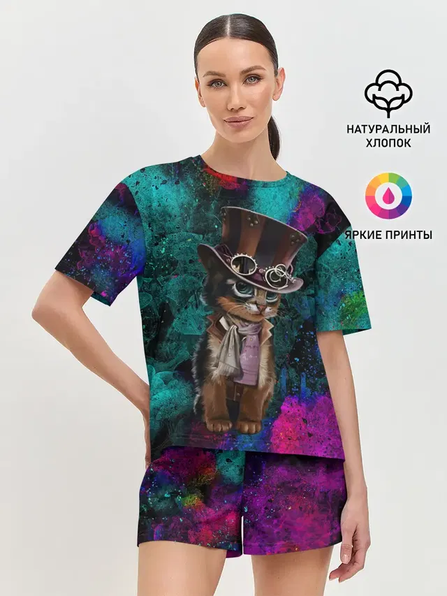 Женская пижама с шортами